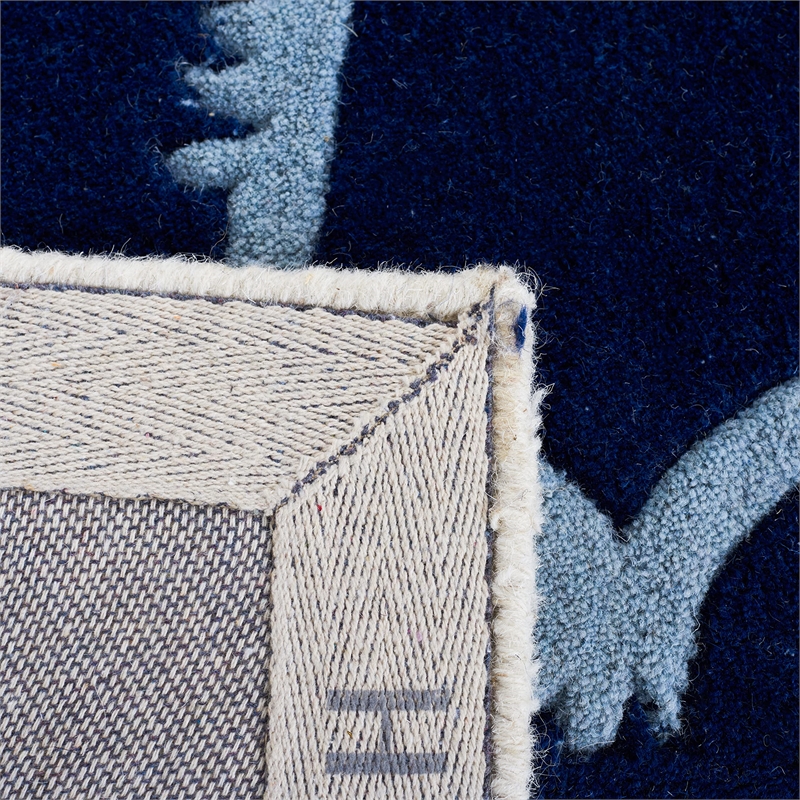 Safavieh Chatham Dark Blue Contemporary Rug - Square 3'