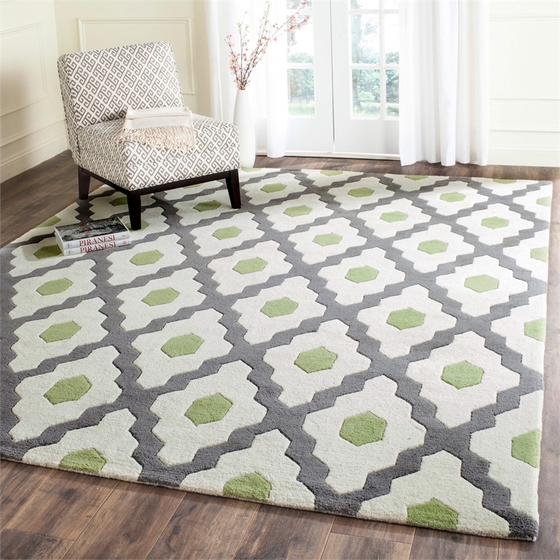 Safavieh Chatham Dark Grey Contemporary Rug - 2' x 3'