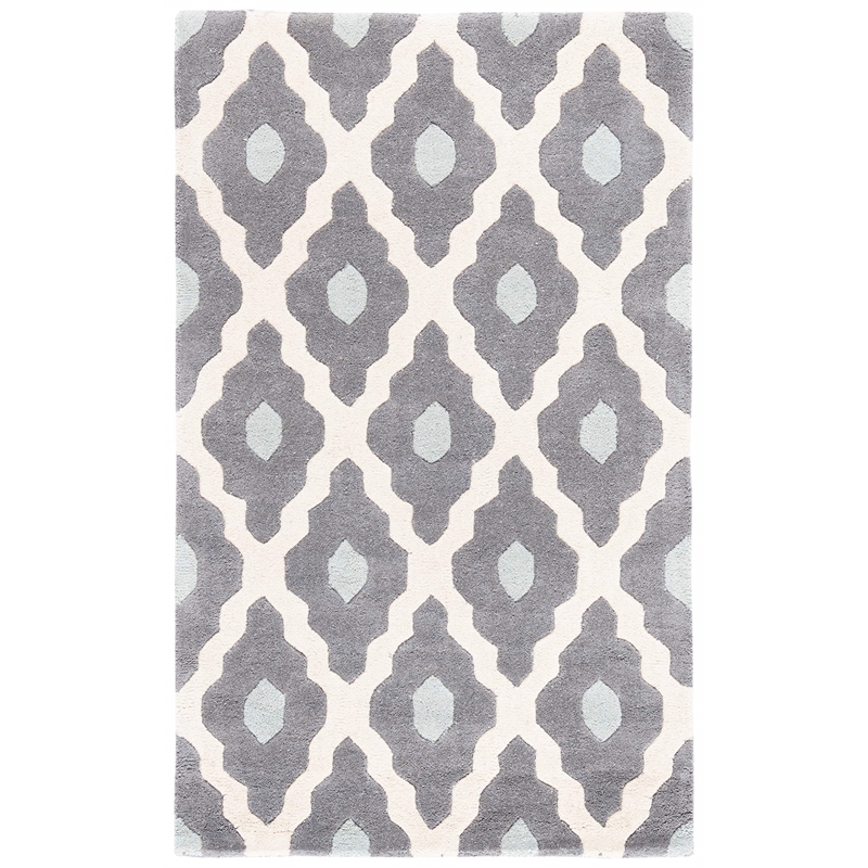 Safavieh Chatham Dark Grey Contemporary Rug - 3' x 5'