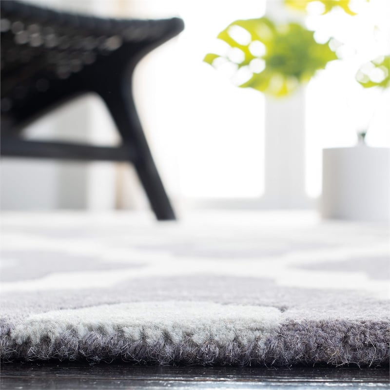 Safavieh Chatham Dark Grey Contemporary Rug - 6' x 9'