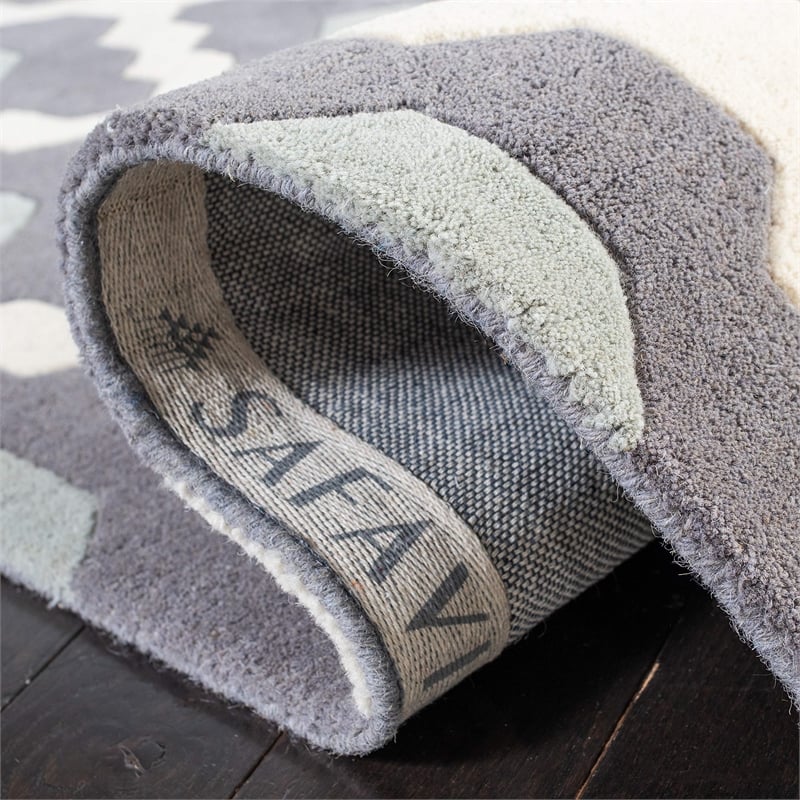 Safavieh Chatham Dark Grey Contemporary Rug - 6' x 9'