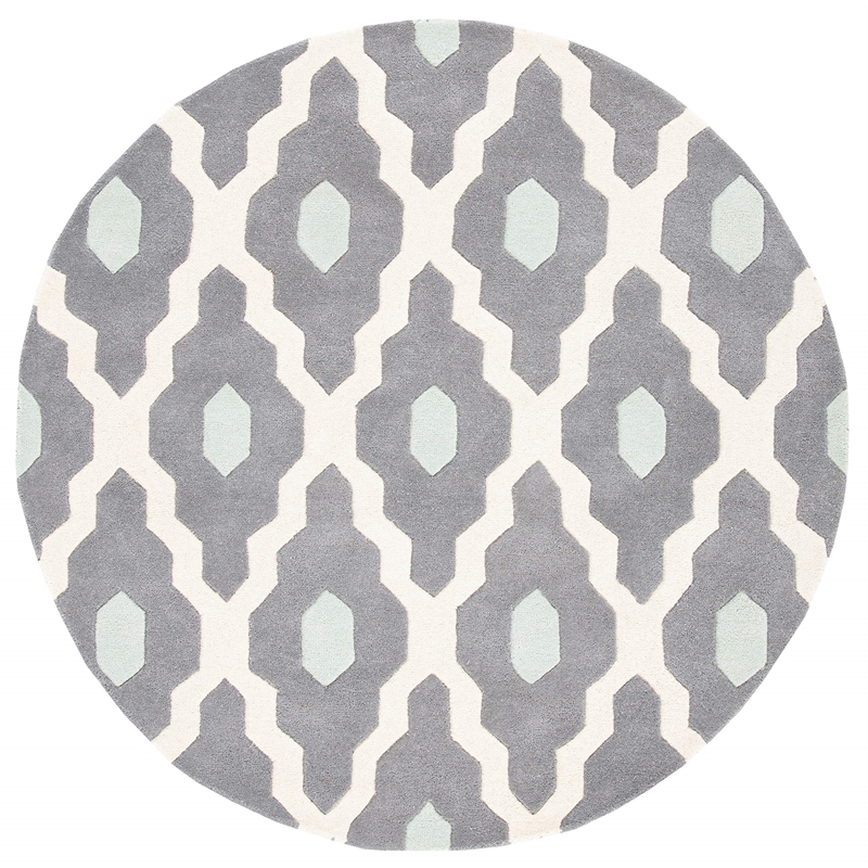 Safavieh Chatham Ivory Contemporary Rug - Round 3'