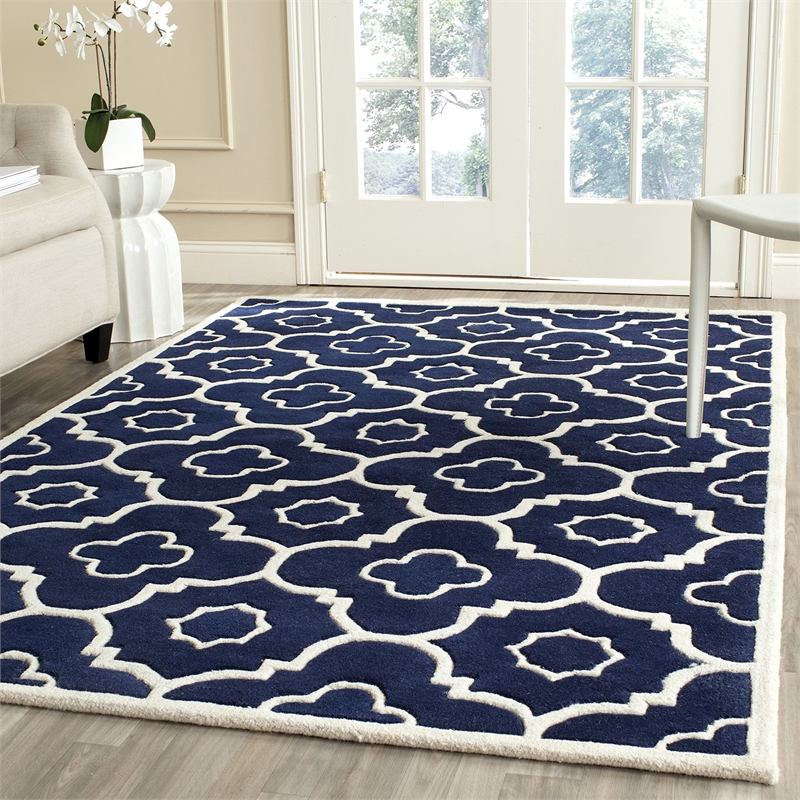 Safavieh Chatham Dark Blue Contemporary Rug - 2' x 3'