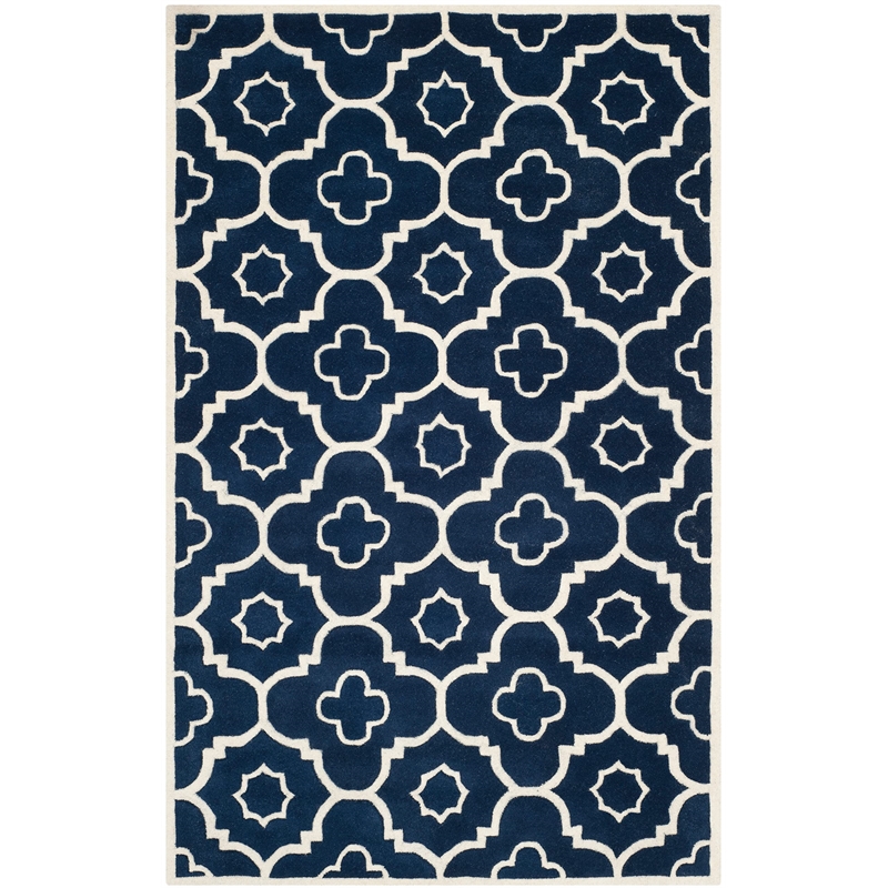 Safavieh Chatham Dark Blue Contemporary Rug - 4' x 6'