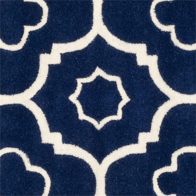 Safavieh Chatham Dark Blue Contemporary Rug - Square 3'