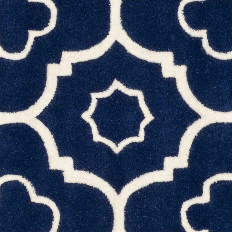Safavieh Chatham Dark Blue Contemporary Rug - Square 7'