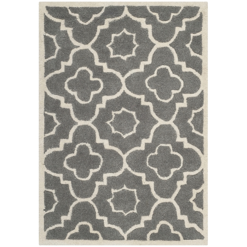 Safavieh Chatham Dark Grey Contemporary Rug - 2' x 3'