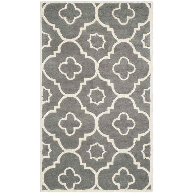 Safavieh Chatham Dark Grey Contemporary Rug - 2'3