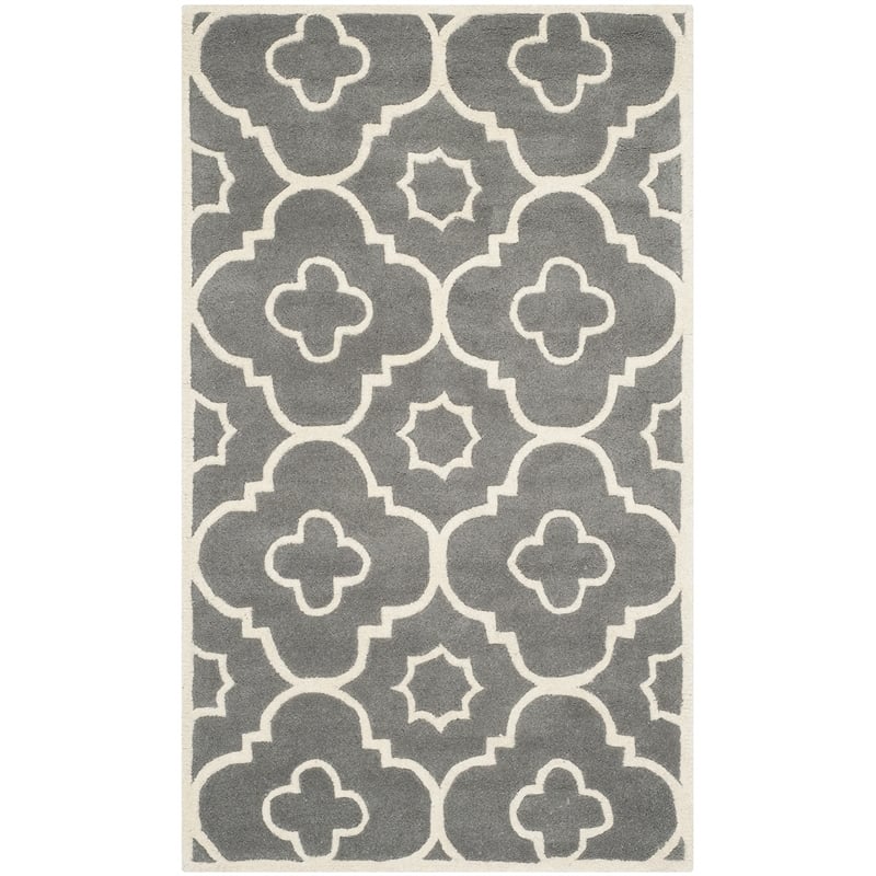 Safavieh Chatham Dark Grey Contemporary Rug - 3' x 5'