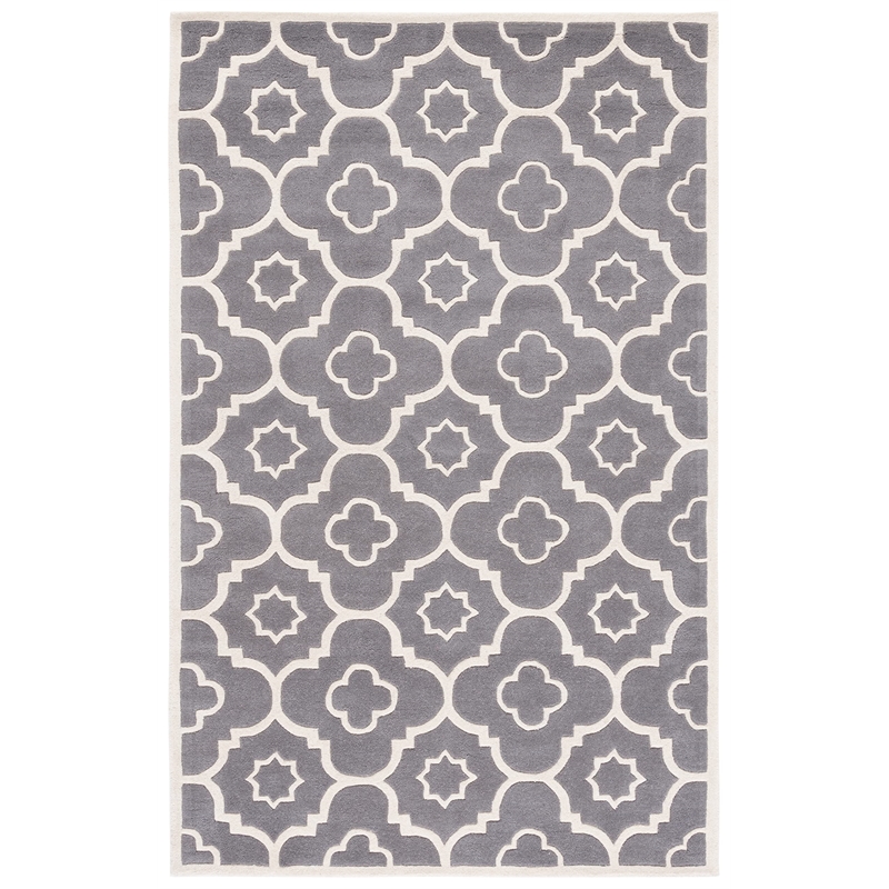 Safavieh Chatham Dark Grey Contemporary Rug - 5' x 8'