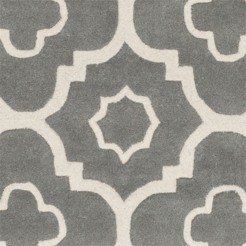 Safavieh Chatham Dark Grey Contemporary Rug - 6' x 9'