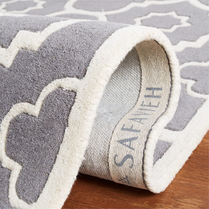 Safavieh Chatham Dark Grey Contemporary Rug - 8' x 10'