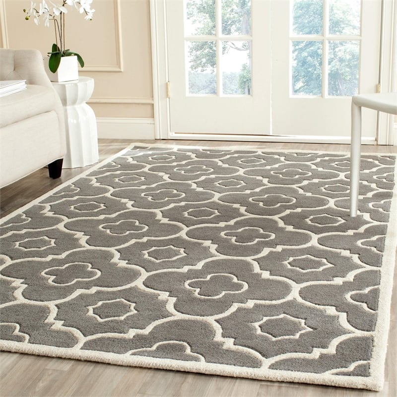 Safavieh Chatham Dark Grey Contemporary Rug - 8'9