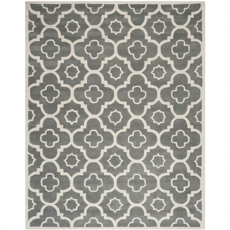 Safavieh Chatham Dark Grey Contemporary Rug - 8'9
