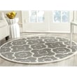 Safavieh Chatham Dark Grey Contemporary Rug - Round 5'