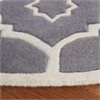 Safavieh Chatham Dark Grey Contemporary Rug - Round 5'