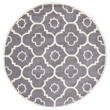 Safavieh Chatham Dark Grey Contemporary Rug - Round 6'6