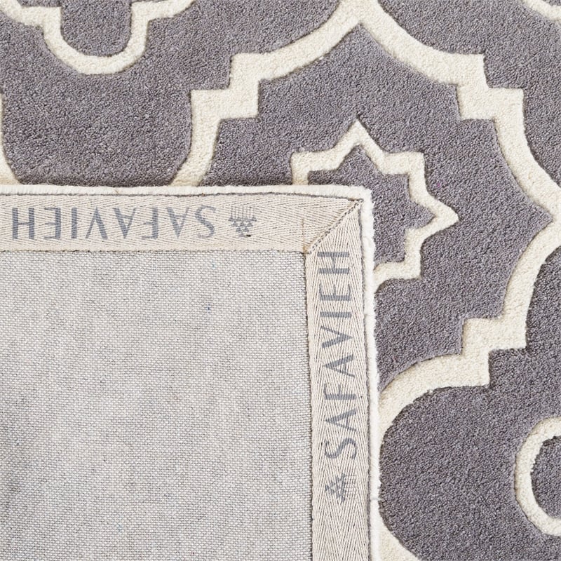 Safavieh Chatham Dark Grey Contemporary Rug - Square 3'