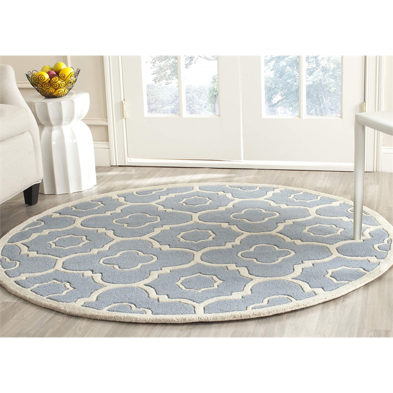 Safavieh Chatham Green Contemporary Rug - Round 5'