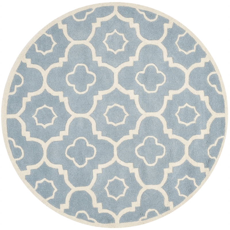 Safavieh Chatham Green Contemporary Rug - Round 5'