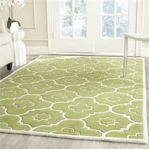 Safavieh Chatham Green Contemporary Rug - Square 5'