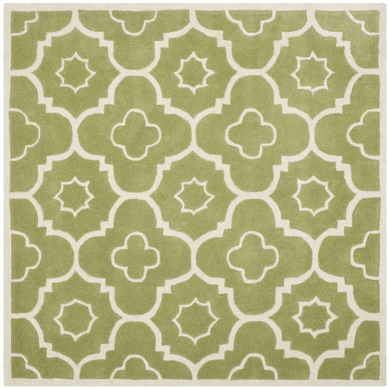 Safavieh Chatham Green Contemporary Rug - Square 5'