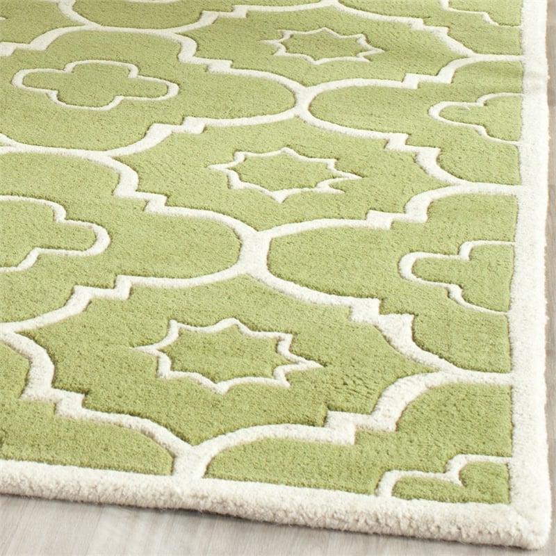 Safavieh Chatham Green Contemporary Rug - Square 5'