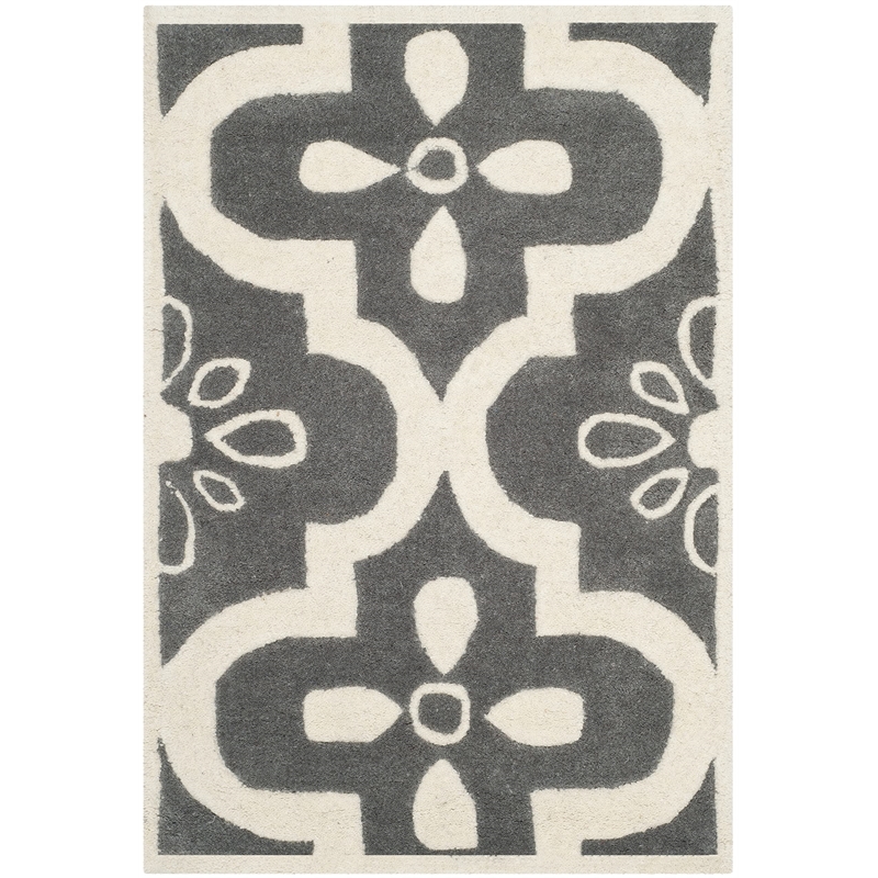 Safavieh Chatham Dark Grey Contemporary Rug - 2' x 3'