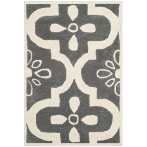 Safavieh Chatham Dark Grey Contemporary Rug - 2' x 3'