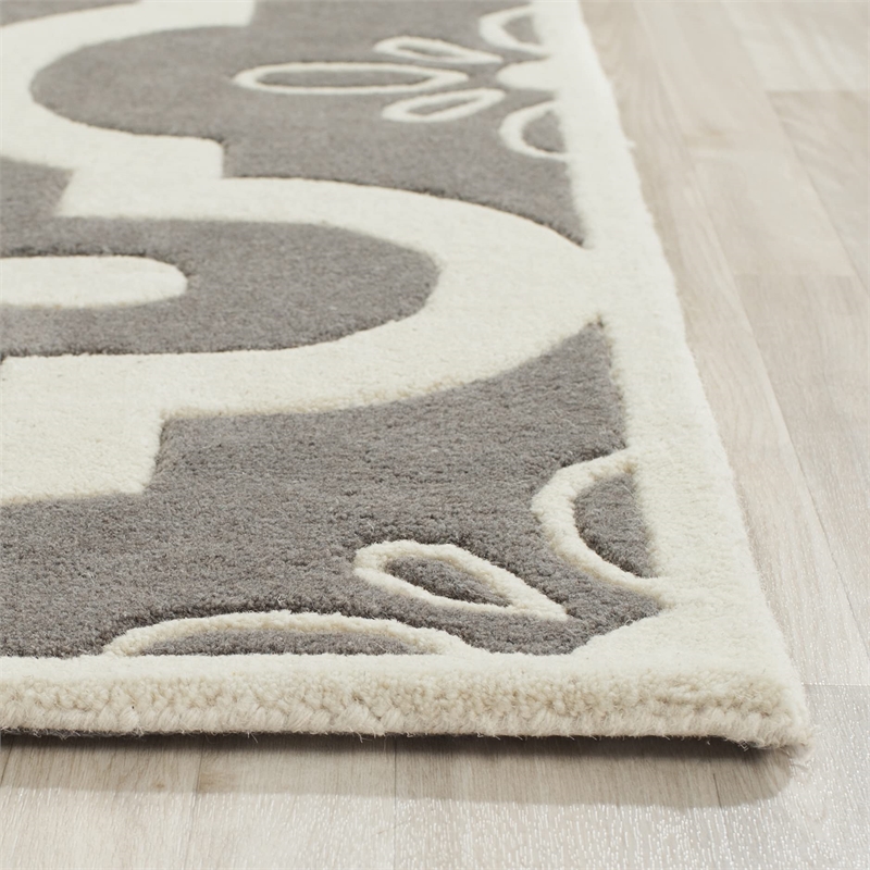 Safavieh Chatham Dark Grey Contemporary Rug - 2' x 3'