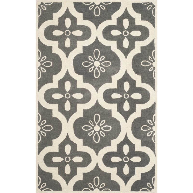 Safavieh Chatham Dark Grey Contemporary Rug - 8' x 10'