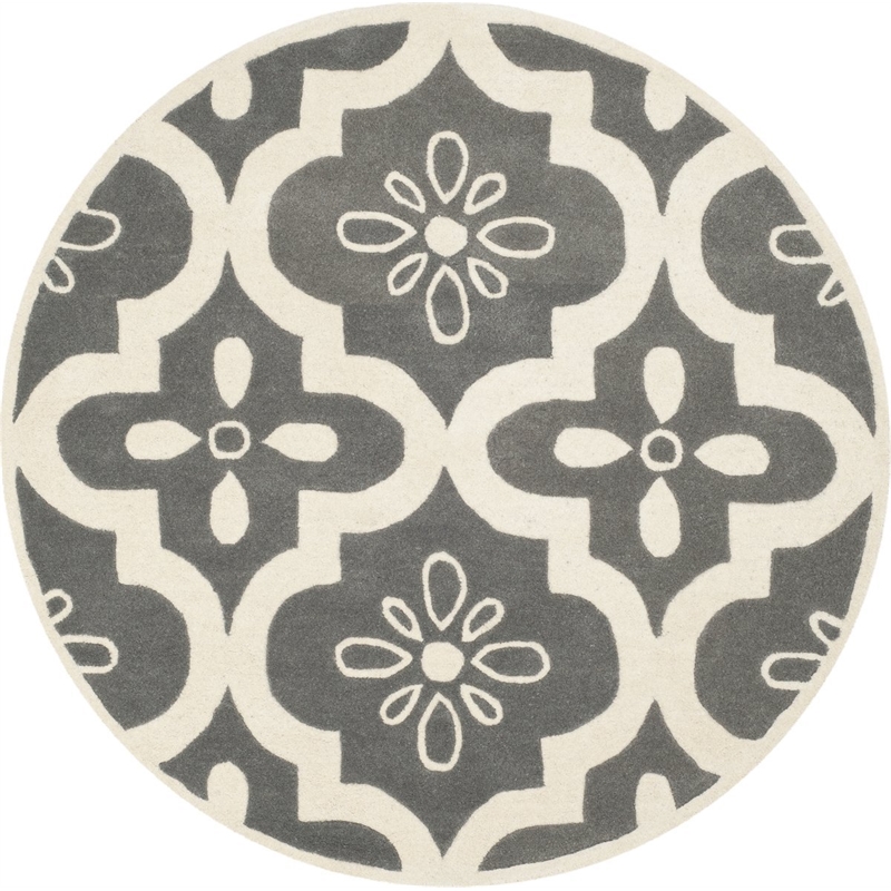 Safavieh Chatham Dark Grey Contemporary Rug - 8' x 10'