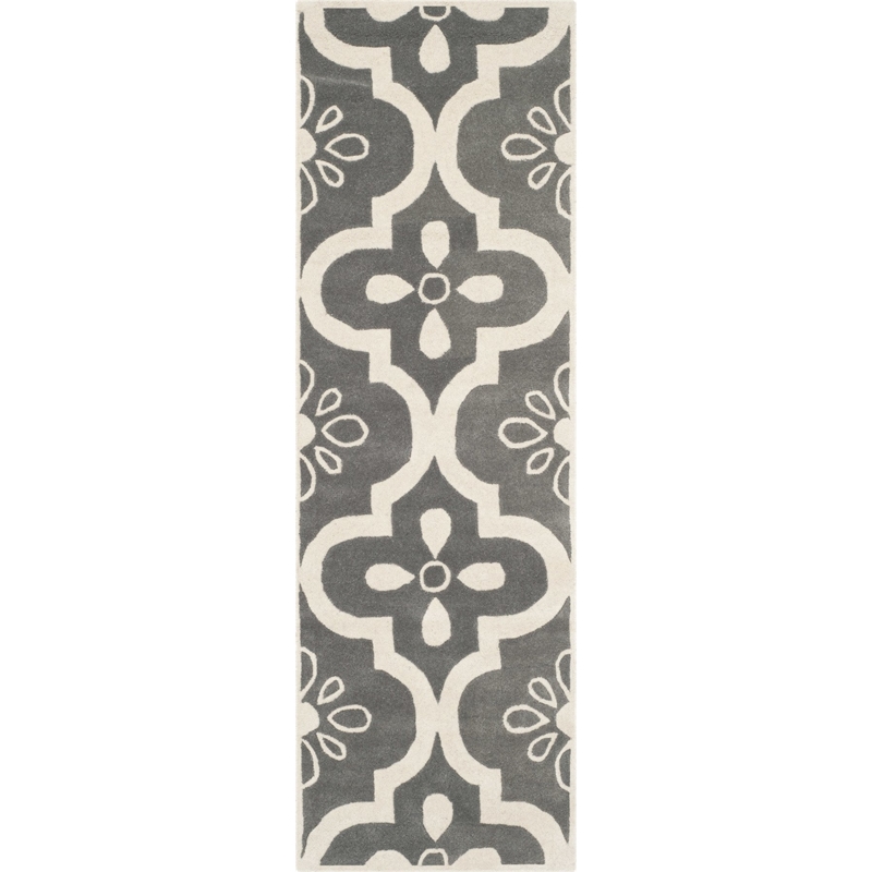 Safavieh Chatham Dark Grey Contemporary Rug - 8' x 10'