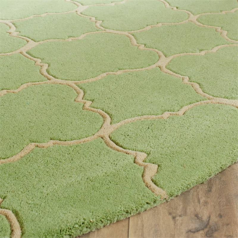 Safavieh Chatham Green Contemporary Rug - Round 4'