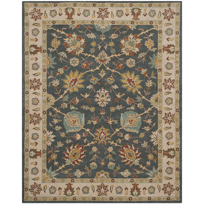 Safavieh Classic Dark Grey Traditional Rug - 5' x 8'