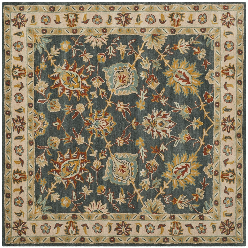Safavieh Classic Dark Grey Traditional Rug - Square 6'
