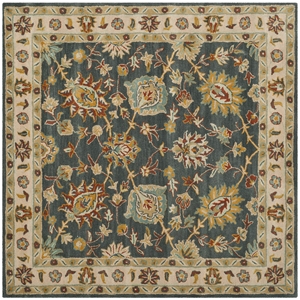Safavieh Classic Dark Grey Traditional Rug - Square 6'
