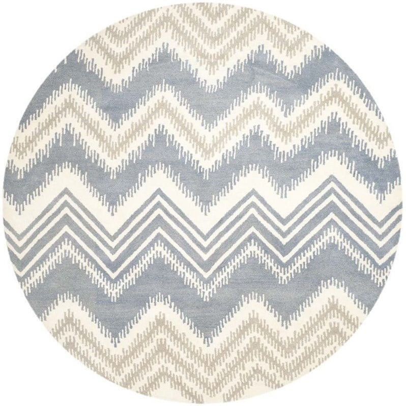 Safavieh Capri Blue Contemporary Rug - Round 7'