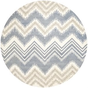 Safavieh Capri Blue Contemporary Rug - Round 7'