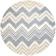 Safavieh Capri Blue Contemporary Rug - Round 7'