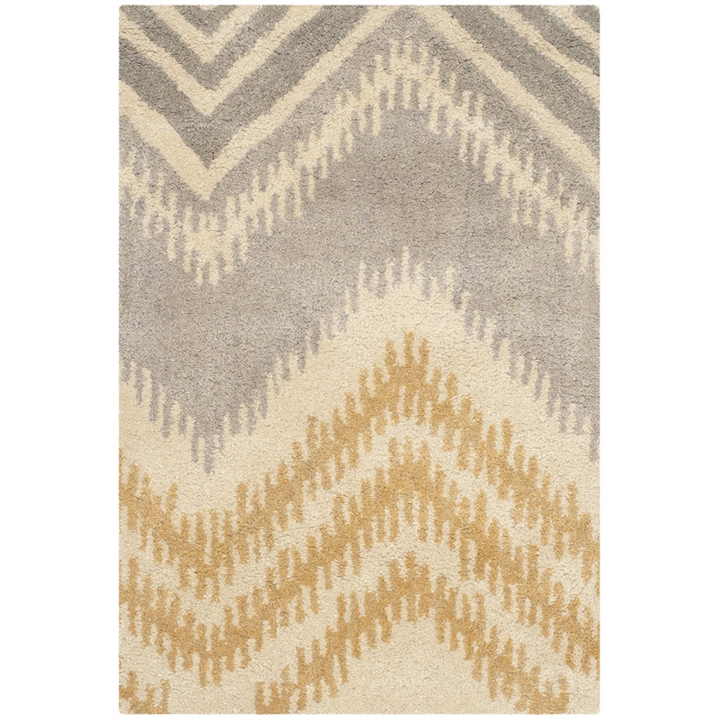 Safavieh Capri Grey Contemporary Rug - 2' x 3'