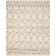 Safavieh Casablanca 9' X 12' Wool and Cotton Hand Tufted Rug in Ivory / Gray