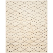 Safavieh Casablanca 9' X 12' Wool Hand Tufted Rug in Ivory / Brown