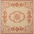 Safavieh Courtyard Natural Indoor Outdoor Rug - Square 7'10