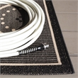 Safavieh Courtyard Black Indoor Outdoor Rug - Runner 2'4