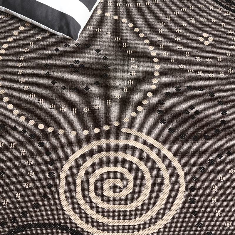 Safavieh Courtyard Black Indoor Outdoor Rug - Runner 2'4
