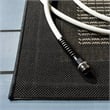 Safavieh Courtyard Black Indoor Outdoor Rug - Runner 2'4