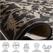 Safavieh Courtyard Black Indoor Outdoor Rug - Runner 2'7