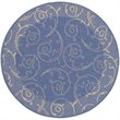 Safavieh Courtyard Terracotta Indoor Outdoor Rug - Round 7'10