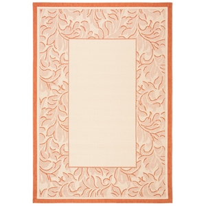 Safavieh Courtyard Terracotta Indoor Outdoor Rug - 4' x 5'7&quot